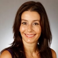 Andrea Ciaravino, EAP Coordinator, HR, Broward Health seen with a bright smile on her face